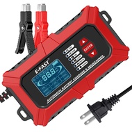 Penguji Bateri E-FAST Penganalisis Bateri 12V Lithium-Iron Motosikal Pengecas Bateri Kereta Asid-Plu