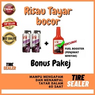 READY STOCK-Penampal tayar bocor dalam masa 60saat-menampal&mengepam tayar secara automatik(2in1)