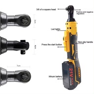 Right Angle Direction90Bend Tool Electric Wrench Lithium Battery Electric Ratchet Wrench21V Recharge