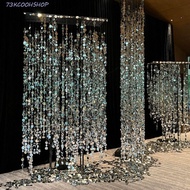 73KCOOHSHOP 10PCS Sequins Hanging Foil Curtains, PVC Flash Curtains Sequin Bead Strings, DIY Ornamen