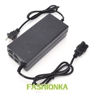 FASHIONKA Lithium Battery Charger, Plastic 24V 20A E-bike Battery Charger, Durable DC29.4V 3A Electr