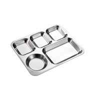 tempat makan tray 5 sekat piring makan stainless sekat 5 lunch box sekat 5 food tray stainless mestr