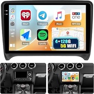 [4+128GB] Android 15 Car Radio Stereo for Audi TT MK2 2006-2014 with Wireless CarPlay Android Auto,9