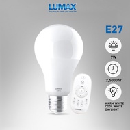 ชุดหลอดไฟ LED พร้อมรีโมท รุ่น EASY SMART LIFE 7W ขั้วหลอด E27 (เปลี่ยนสีได้ เพิ่ม/ลดแสงไฟได้) พร้อมส