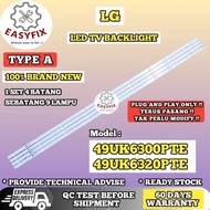 49UK6300PTE / 49UK6320PTE LG 49 INCH LED TV BACKLIGHT ( LAMPU TV ) 49UK6300 49UK6320 49" LG LED BACK