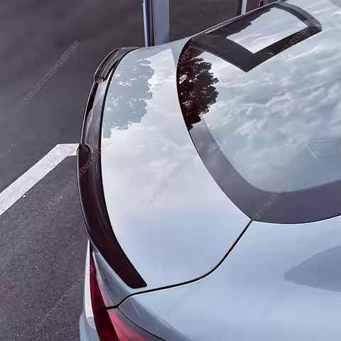 Gloss Black M Style ABS Rear Spoiler For BMW F74 218 218d 220 220d 4-Door Gran Coupe 2025 2026 Rear 