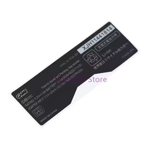 8pcs For Nintendo GameBoy GBA SP Game Console US/JP Version AGS-101 AGS-001 Back Tag Label Sticker