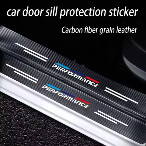 Car Door for BMW Sill Stickers Accessories for BMW M Power Performance E46 E39 E90 E36 E60 E34 E30 F