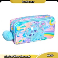 Australia Smiggle Original Children's Pencil Case Kawaii Girl Stationery Box Beautiful Black Starry 