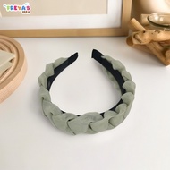 FR-C530 Bando Kepang Wanita Scrunchie / Bandana Nagita Organza / Headband Kepang Jalin Besar Ala Kor