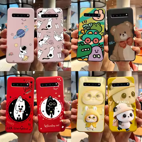 For Samsung S10 5G Case Cute Panda Silicon Back Cover Phone Case For Samsung Galaxy S10 5G G977N S 1