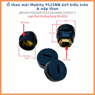 Makita 9523B 6x9mm EXTERNAL THREAD round plastic carbon bearing set
