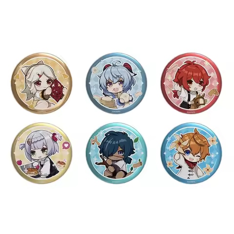 Sunsyea Genshin Impact Official Merch miHoYo Original Authentic DreamKids Series Badge Ganyu Diluc N