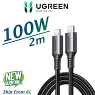 UGREEN USB C to USB-C Charger Cable 100W 5A Type C to C Fast Charging Compatible with MacBook Pro/Ai