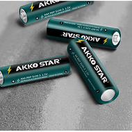 PIN AAA ( VĨ 2 PIN ) 03807 AKKO STAR   - HÀNG CHÍNH HÃNG