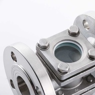 304Stainless Steel Straight Through Sight Glass Flange Sight Glass Sanitary Grade Square Sight Glass