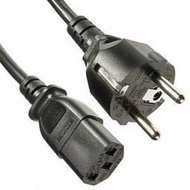 Black power cord for pc, rice cooker, laptop power cord, power cord number 8, 2 3 pin power cord, la