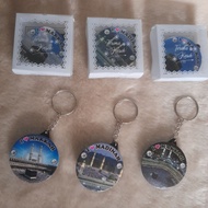 GANTUNGAN CONTENTS 50 PCS MAKKAH MADINAH KA'BAH TIN KEYCHAIN PACKAGING MICA MOTIF KEYCHAIN MAKKAH SO