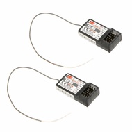 2Pcs Flysky 2.4G FS-A6 Remote Control Model 6-Channel Receiver for Flysky i4 i6 i10 Transmitter (Sta