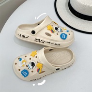 Inaso Sandal Fuji Wanita Wedges Terbaru Sandal Baim Rumah Karet Jelly Sepatu Slop Anti Slip HSN171