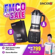 [Ready Stock]SINCERO Mega Crazy Offer High Speed Cooking Processor&amp;Ozone machine 万能破壁机&amp;臭氧机