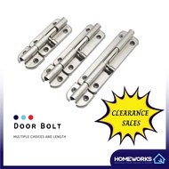 [CLEARANCE SALES] SUS 304 STAINLESS STEEL DOOR BOLT DOOR HANDLE SAFETY SECURITY SELAK PINTU HARGA BO
