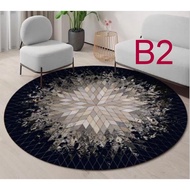 KARPET BULAT/ROUND CARPET/SHINNING CARPET/180X180CM