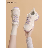 Daphne Thick-Soled Daddy Shoes Women 2025 Autumn Women's Shoes Mesh Breathable Niche Design Sports C