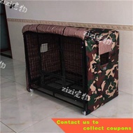 Dog Cage Cover Cage Rain Cover Windproof Warm Cotton Thickened Pet Cage Cover Cat Cage Rabbit Cage Universal Dog Supplie