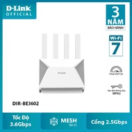 D-Link DIR-BE3602 Dual Band Wi-Fi 7 Router BE3600 Mesh, 2.5G Port