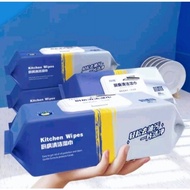 80Pcs Kitchen Cleaning Wipes Strong  Kitchen Wipes Smell Lemon.