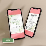 E-CARD DIGITAL KAHWIN, TUNANG- TYPE C