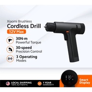 Xiaomi 12V Max Brushless Cordless Drill | Smart Display | 24 Steel Bits | Type-C Charging