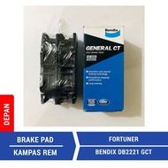 Front Brake Pads Brakepad Fortuner VNT 2011-2013 DB2221GCT