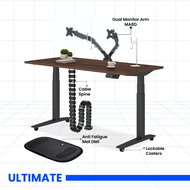 FLEXISPOT Malaysia E7 PRO Electric Height Adjustable Sit Stand Table Home Office Standing Desk