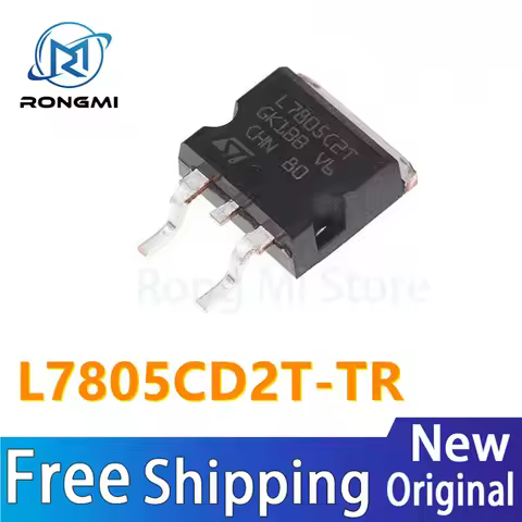 10-100Pcs 100% New Original L7805CD2T-TR TO-263 SMD 7805 L7805C2T three-terminal regulator IC Chip I