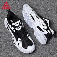 Peak Dad Shoes State Pole 101 Platform Men's Shoes Summer Increased Casual Sneaker Black and White A