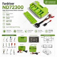 Genuine product Fardriver ND72300 with BT 100A/300A Intelligent  Programmable Sine Wave Controller&&