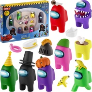 Among Us Crewmate Figures | Toys Out of 16 Collectibles in 1 Box | 8 Among Us Merch Incl. The Peeled