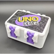 【Ship Malaysia】UNO Card Case Uno Card Box Card holder UNO Flip, UNO No Mercy Case Keeper Uno Case No