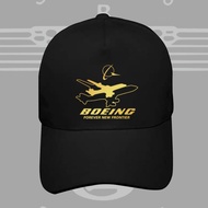 [in stock]New Boeing Baseball Cap For Pilots Unisex Aviation Fashion Versatile Design Doodle Style