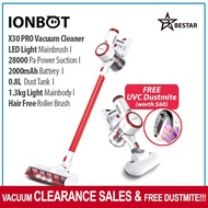 CLEARANCE SALES!!! IONBOT X30PRO Cordless Handheld Vacuum Cleaner FREE UVC Dustmite