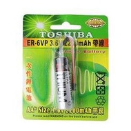【民權橋電子】TOSHIBA ER-6VR 一次性鋰電池AA ER6V系列 3.6V 2200mAh 日本製 帶線