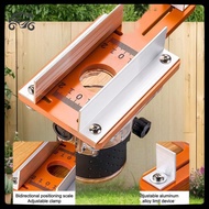 [8C11] Wood Router Slotting Locator Accurate Slotted Base Slotting Machine Braet Handheld Edge Trimm