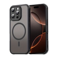 TEMU Shockproof Light Beige Feel Matte Translucent Magnetic Case For Iphone 17 16 15 14 Pro 17 Air 1