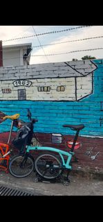 小布Brompton 摺疊自行單車 土耳其綠