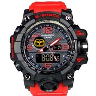 G SHOCK Jam Tangan Pria TNI AD KOPASSUS DIGITAL ANALOG DUAL TIME ANTI AIR Hitam Merah Keren Terbaru
