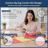 Zigzag Scissors Handicraft | DIY Scrapbook Craft Paper Lace Scissors Zig Zags Scissor