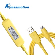 AMSAMOTION Cáp lập trình PLC Mitsubishi USB-SC09-FX Mitsubishi FX và A series FX-USB-AW FX2N/FX1N/FX