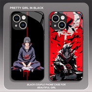 HK-5 Anime Uchiha Glass Casing for iphone 11 Mini 13 12 Pro Max